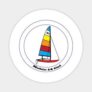 Hobie 14 Catamaran Sailboat Magnet